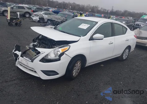 2019 Nissan Versa 1.6 Sv из США, поврежденный, VIN 3N1CN7AP6KL849660